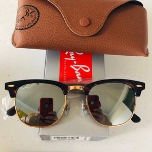 Ray Ban 3016 Clubmaster Sunglasses 51mm